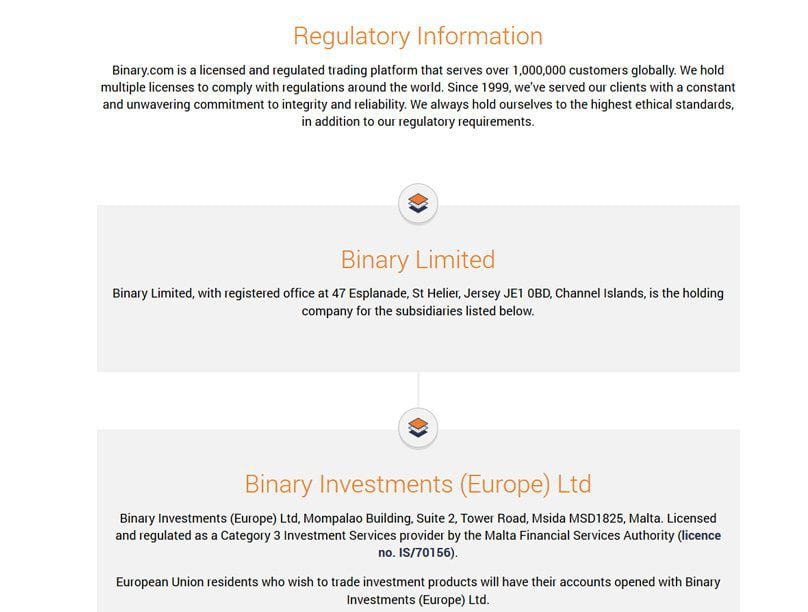 Binary Regulation