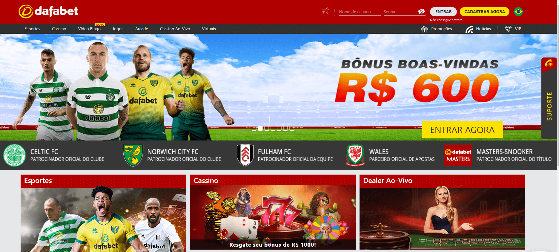 Dafabet Avalição Completa Promoções